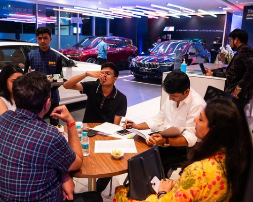 BMW Navnit Motors' Midnight Sale was a dazzling affair