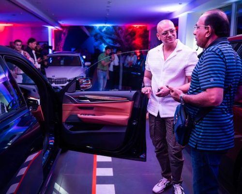 BMW Navnit Motors' Midnight Sale was a dazzling affair