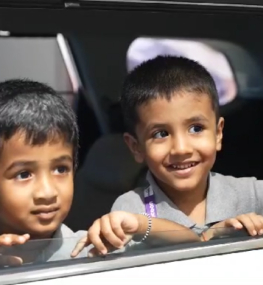 Kids at KIA Car Workshop