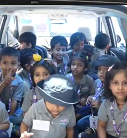 Kids at KIA Car Workshop